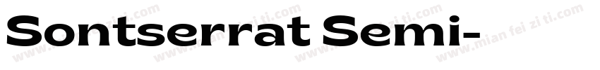 Sontserrat Semi字体转换